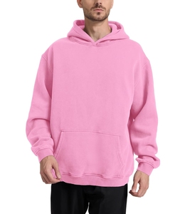 Jersey de mezcla de algodón 100% de peso pesado de alta calidad, sudaderas con capucha personalizadas para hombres, ropa de calle americana, estampado de puff de 450gms para invierno - Product Image 6