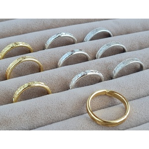 Stylish Gold and <b>Silver</b> Plated Hoop <b>Rings</b> for Retail Resale in Fashion Accessories - Product Image 3