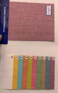 Tela de Lino y Polialgodón de 58 Pulgadas de la Mejor Calidad y Más Vendida, Estilo Liso de Calidad de Exportación para Ropa de Hombre y Mujer - Product Image 5