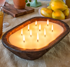 Cuenco para velas de masa de madera recién artesanal, superventas, productos naturales hechos a mano de la mejor calidad - Product Image 1