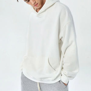 Sweats à capuche zippés personnalisés pour hommes grande taille Boxy Fit sweat à capuche à épaules tombantes avec fermeture éclair sweats à capuche épais et surdimensionnés pour hommes - Product Image 3