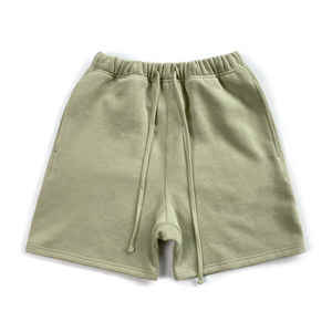 High Quality <b>Men's</b> Cotton <b>Sweat</b> <b>Shorts</b> High Street Comfort Fitness Casual Exercise <b>Shorts</b> Custom Accepted Solid Plain Dyed - Product Image 2