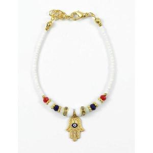 Evil Eye Beaded Bracelet Joyería fina para hombres y mujeres - Product Image 4