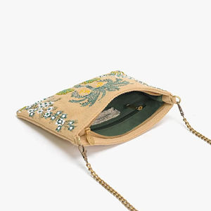 Saco de tela tejida con cuentas de aroma natural personalizado, bolsita perfumada con cordón de cinta, estilo clásico, colores mezclados, uso en fiestas - Product Image 1