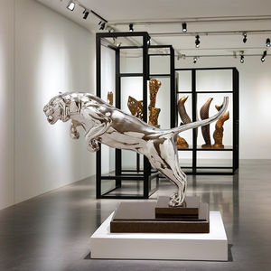 주류 조각 스테인레스 스틸 호랑이 조각 - Product Image 2