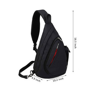 Nouveau sac de poitrine pour homme imperméable à l'eau pour l'extérieur 2026 avec logo personnalisé, sac à bandoulière de haute qualité pour homme - Product Image 2