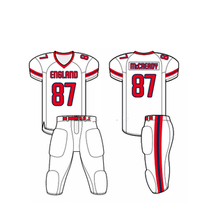 Uniforme de Fútbol Americano Personalizado al por Mayor, Transpirable, de Alta Calidad, el Mejor Jersey de Equipo, Impresión por Transferencia de Calor con su Diseño de Logotipo - Product Image 5