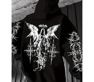 Sweat à capuche de créateur de mode surdimensionné Streetwear pull sweat pour hommes décontracté tenue de tous les jours - Product Image 2