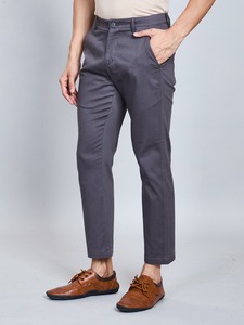 Pantalon chinos classique de qualité supérieure en coton 100% pour hommes Style décontracté Toile légère pour toute la journée Confort et style intemporel - Product Image 4