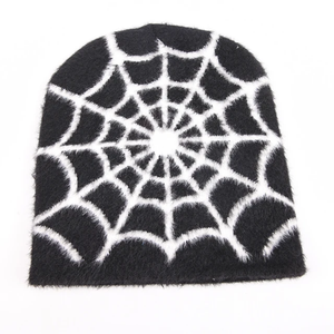 Bonnet tricoté en acrylique avec logo personnalisé unisexe Vente en gros Casquette d'hiver à impression intégrale à revers réglables pour une utilisation quotidienne et à vélo - Product Image 5