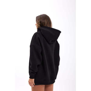 Sudadera Extra Grande 7525 en Negro, Tejido de Punto Transpirable - Product Image 4