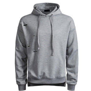 เสื้อมีฮู้ดพิมพ์ลายผ้าฝ้ายวินเทจใส่สบายโลโก้ได้ตามต้องการ - Product Image 1