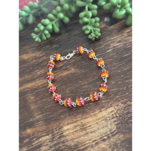 Navajo Style Ball-Shaped Sterling <b>Silver</b> Beaded <b>Bracelet</b> Freshwater Pearl Gold Rose Gold Plating Ethnically Ethnic for Gifts - Product Image 3