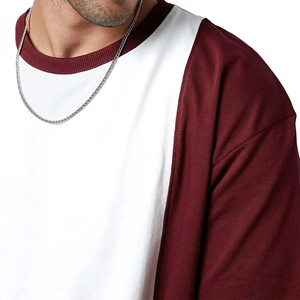 Factory Made Men Oversized T-shirt Wholesale High Quality Custom Latest Light <b>Weight</b> 100% Cotton Jersey Breathable <b>Blank</b> - Product Image 6