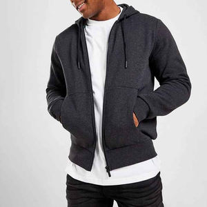 เสื้อฮู้ดกีฬาสำหรับผู้ชายผ้าคอตตอนพิมพ์ลายดิจิตอลผ้าโพลีเอสเตอร์ปักสีพื้น - Product Image 4