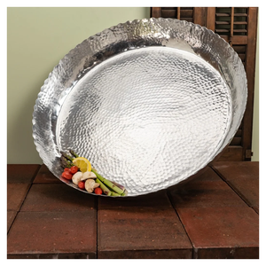 Plateau en acier inoxydable Plateau en métal plaqué cuivre Plateau en métal galvanisé avec aluminiums à motif diamant 2025 - Product Image 2