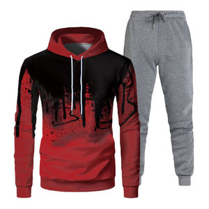 Survêtement de jogging d'hiver pour hommes surdimensionné personnalisé 100% coton Active Bottoms vente en gros - Product Image 2