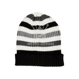 Solid Color Solid Pattern Jacquard Stripes <b>Wool</b> Blend Breathable Waterproof Unisex Adults Beach High Quality Stripes <b>Beanies</b> - Product Image 2
