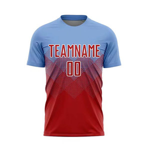 Camiseta Deportiva de Verano, Transpirable, de Secado Rápido, Manga Corta, Sublimada, con Tela de Poliéster Suave para Ropa Deportiva - Product Image 1
