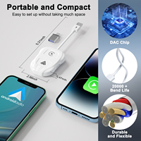 Nouvelle version 2023, adaptateur sans fil CarPlay Android Auto portable OEM, dongle CarPlay Android, certification CE, 2 ans de garantie