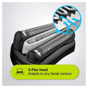Afeitadora Eléctrica Inalámbrica Recargable, Recortadora de Barba Negra de Precisión con 5 Peines, Doble Cuchilla, Impermeable IPX7 para Cuerpo y Autocaravanas - Product Image 4