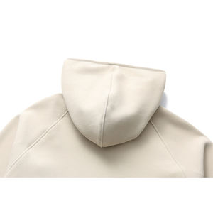 Sudadera con capucha de algodón de gran tamaño unisex, sudadera informal con hombros caídos, logotipo personalizado, ropa de calle de peso pesado para invierno - Product Image 3