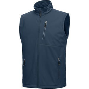 Gilet Softshell léger personnalisable pour hommes pour les voyages de rue, la randonnée, la course à pied, le golf-Veste coupe-vent sans manches ODM Supply - Product Image 1