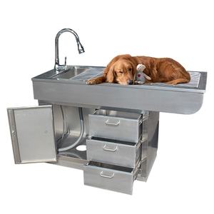 Mesa DE OPERACIONES veterinarias EUR VET de alta calidad, superficie de acero inoxidable para uso en clínicas veterinarias - Product Image 2