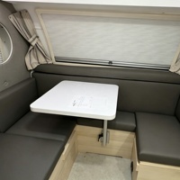 Mini-caravane de luxe tout-terrain avec toilettes entièrement équipée pour les voyages en plein air