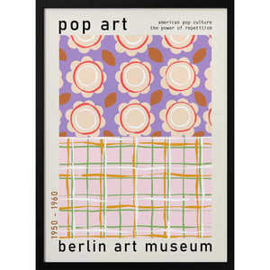 Decoración de Pared de Papel con Diseño Moderno de Arte Pop del Museo de Arte de Berlín - Product Image 1