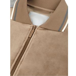 Chándales de terciopelo de peso pesado transpirables personalizados para hombres Cremallera completa Gimnasio Ropa deportiva atlética Hasta la rodilla OEM disponible - Product Image 6