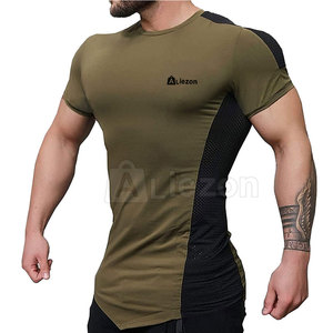 Vêtements décontractés à coupe confortable T-shirts de fitness pour hommes faits sur mesure T-shirts de fitness de qualité supérieure en gros - Product Image 3
