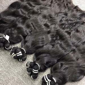 Extensiones de cabello natural, proveedor de paquetes de cabello humano ondulado con ondas naturales indias crudas - Product Image 2