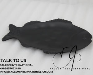 Platos de chocolate con cuentas negras al por mayor, bandeja de chocolate de metal, plato inferior usado para bodas, restaurante, vajilla, artículos para el hogar - Product Image 5