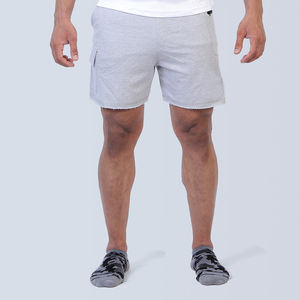 Pantalones cortos de gimnasio con logotipo personalizado para hombre con patrón sólido Bermudas de verano de malla pantalones cortos de sudor con ajuste cómodo - Product Image 1