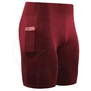 Pantalones cortos de compresión de algodón de alta calidad para hombre, pantalones cortos deportivos transpirables con logotipo personalizado, tallas XS 6XL, cintura elástica, lona informal, OEM - Product Image 1