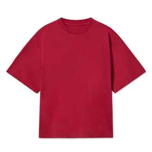 T-shirts unisexes 100% coton avec logo personnalisé, t-shirt vierge de haute qualité teint pour hommes, motif uni, tissu tissé - Product Image 1