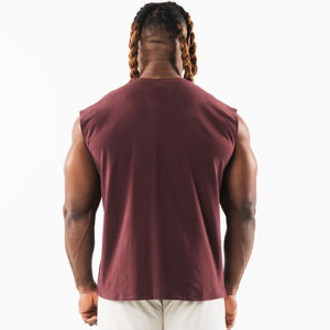 2025 unisexe haute qualité coton sans manches Gym Stringer hommes entraînement débardeur hommes chemise de gymnastique taux de gros OEM pas cher prix - Product Image 3