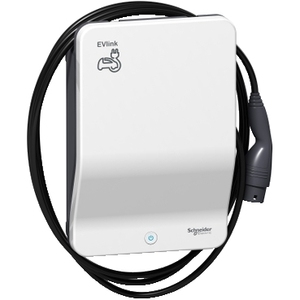 Per SCHNEIDER Electric EVB1A7PCKI EVlink Smart Wallbox 7.4 kW con Cavo T2 Integrato e Chiave Inclusa - Product Image 1