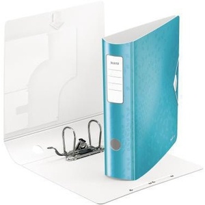 Leitz Active WOW 82mm DIN <b>A4</b> Binder Ice Blue Polyfoam Material File <b>Folder</b> - Product Image 1