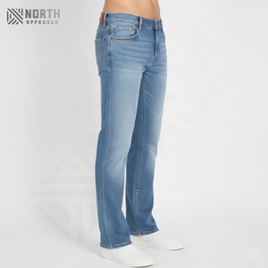 Jeans de Mezclilla Rectos para Hombre, Corte Regular, Casuales, Ligeros, de Algodón, para Invierno y Primavera, Más Vendidos - Product Image 4