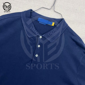 เสื้อโปโลแขนสั้นผ้าโพลีเอสเตอร์ผ้าสแปนเด็กซ์แห้งออกแบบได้ตามต้องการปักแบบกำหนดเอง - Product Image 3