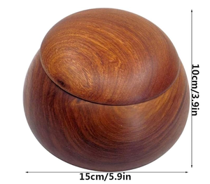 Urna de cremación redonda de madera ecológica para humanos y mascotas con aspecto moderno de Vietnam - Product Image 2