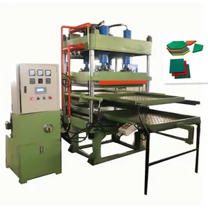 Rubber Car Mat Floor Interlock Brick Manufacturing Machine Tile Vulcanizer Machine Making