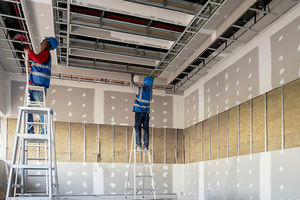 Isolation en laine de roche pour conduits de climatisation, murs et toitures avec revêtement en feuille d'aluminium, matériau résistant au feu - Product Image 3