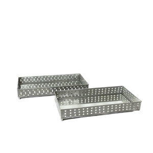 Plateau de service rectangulaire en acier inoxydable et verre moderne et luxueux avec taille/couleur/design personnalisable pour la maison, l'hôtel et le restaurant. - Product Image 3