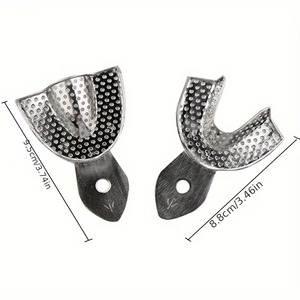 Bandejas de Impresión Dental de Acero Inoxidable para Uso Oral, Disponibles en Varios Tamaños, Instrumentos Quirúrgicos Dentales - Product Image 4