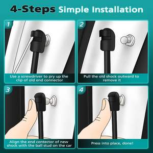 簡単にインストールできる車のハッチバックテールゲートドアガス充電リフトストラットはホンダスペアパーツのスプリングをサポートします - Product Image 4