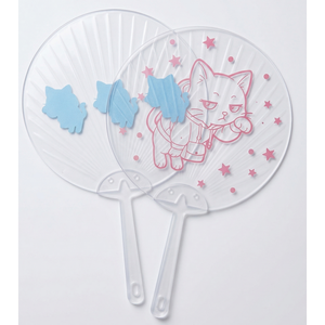 <b>Mini</b> Portable Handheld <b>Fan</b> with 3 Speeds Foldable Wearable <b>USB</b> Battery Powered Light Included - Product Image 1