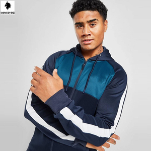 เสื้อฮู้ดผู้ชายสีดำแบบสวมหัวเสื้อบาสเก็ตบอลเสื้อฮู้ดขนสัตว์ยืดหยุ่นแบบเรียบลำลอง - Product Image 6